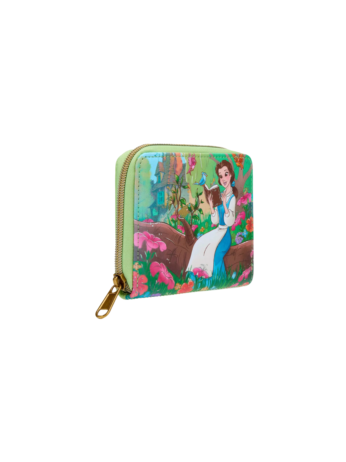 Portefeuille loungefly belle reading la belle & la bete