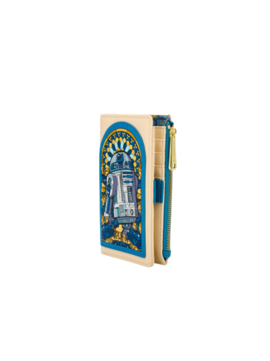 Portefeuille loungefly R2D2 Stained glass portrait star wars