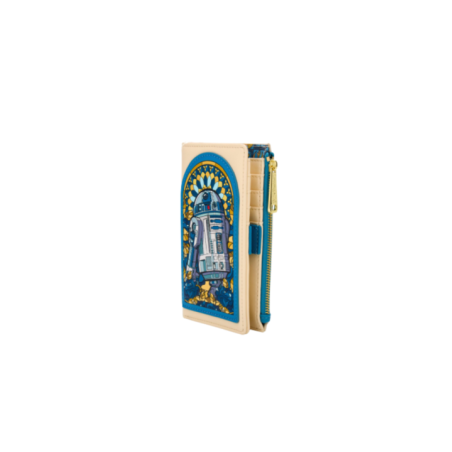 Portefeuille loungefly R2D2 Stained glass portrait star wars
