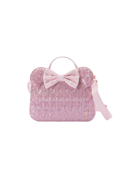 Sac a bandouliere loungefly rose pearl minnie mouse import