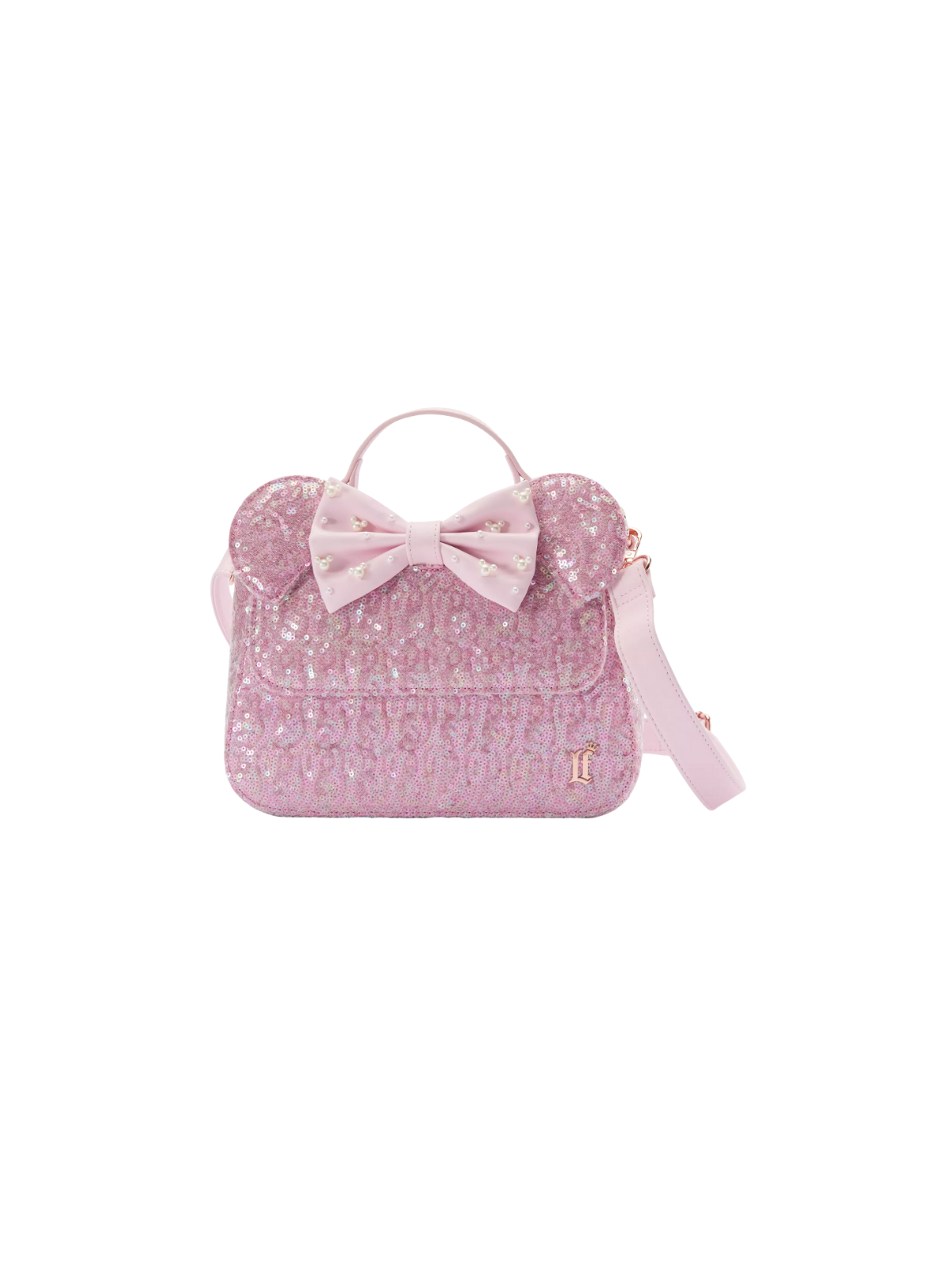Sac a bandouliere loungefly rose pearl minnie mouse import