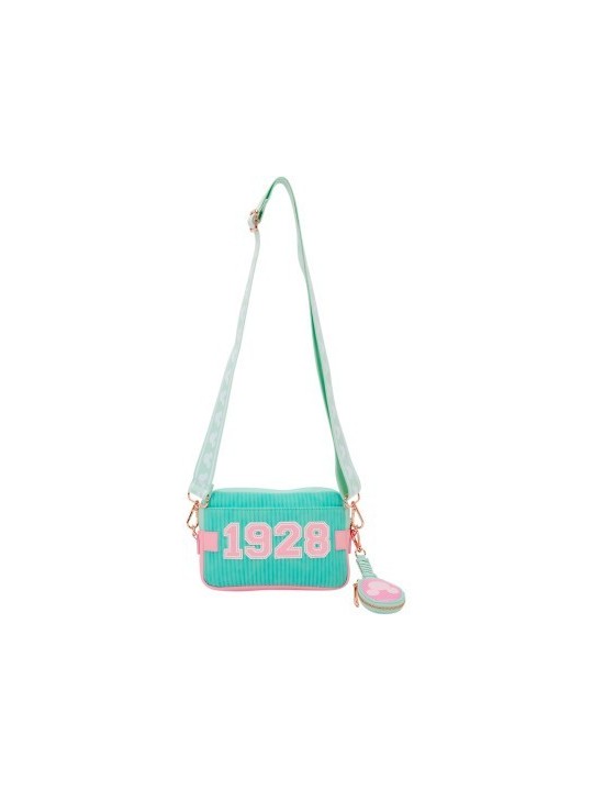 Sac bandoulière avec porte monnaie Mickey et ses amis tennis LOUNGEFLY