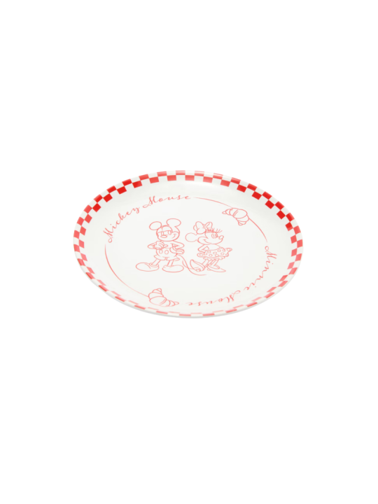 Assiette à pâtisserie Mickey et Minnie Disney