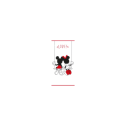 Serviette de bain Mickey & Minnie love Disney