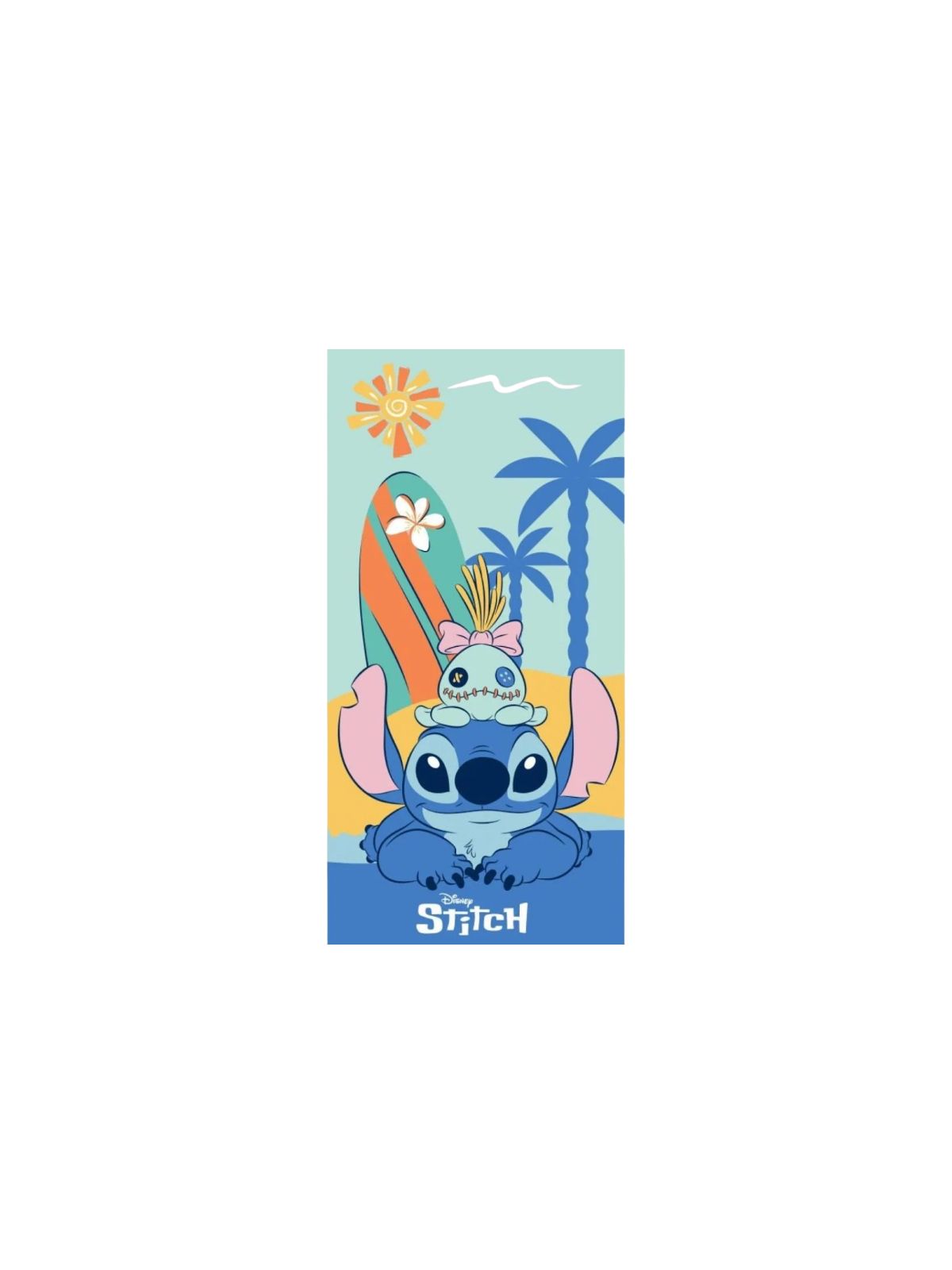 Serviette de plage Stitch & Scrump Disney