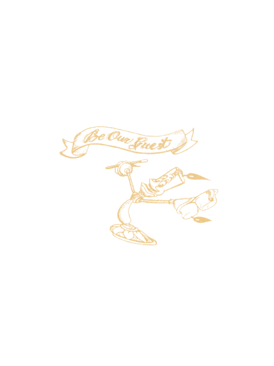 Serviettes de fête La Belle et la Bête Disney