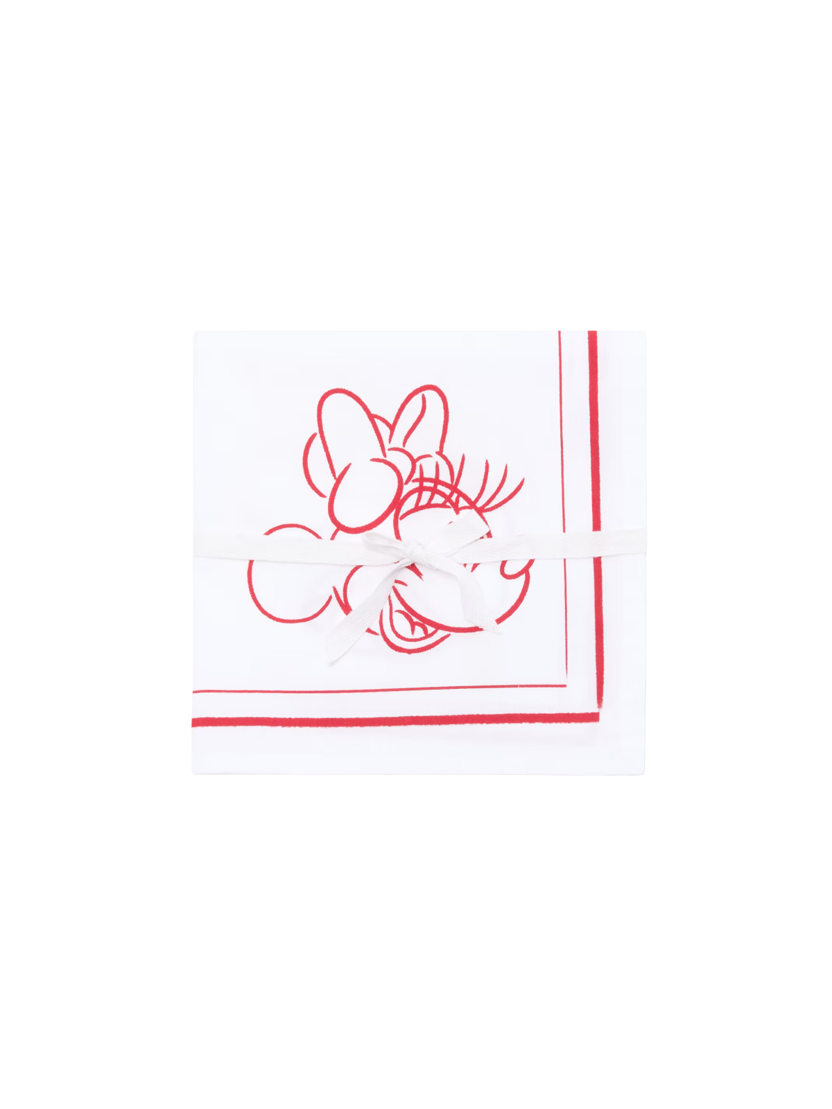 Ensemble de serviettes Mickey et Minnie style café Disney
