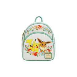 Sac a Dos Loungefly Pokémon Pikachu et Évoli Floral