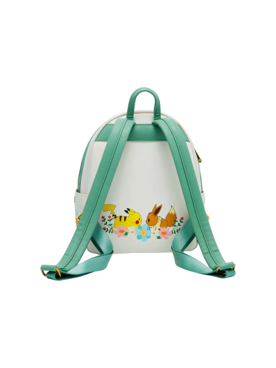 Sac a Dos Loungefly Pokémon Pikachu et Évoli Floral