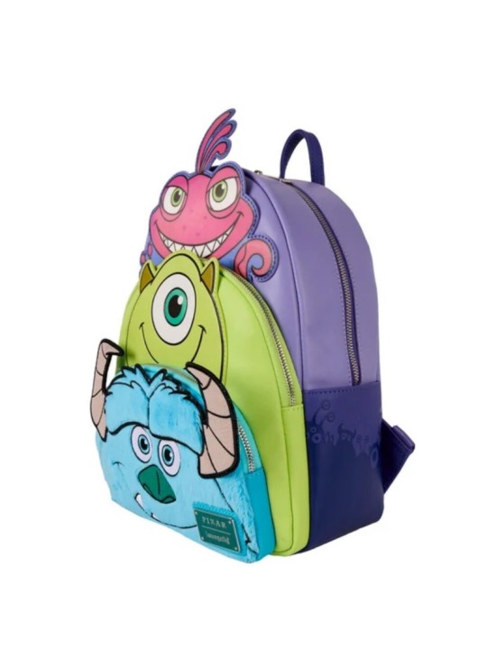 Sac à dos triple pocket Monstres & Cie LOUNGEFLY