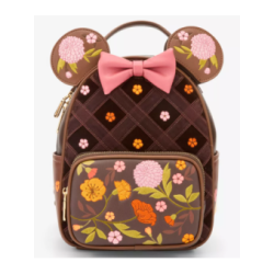 Sac à dos Minnie Mouse Velvet Floral Interchangeable Ears Disney