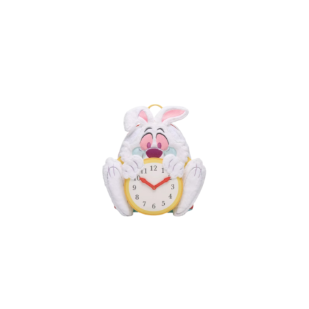 Sac a dos loungefly white rabbit fuzzy alice au pays des merveilles