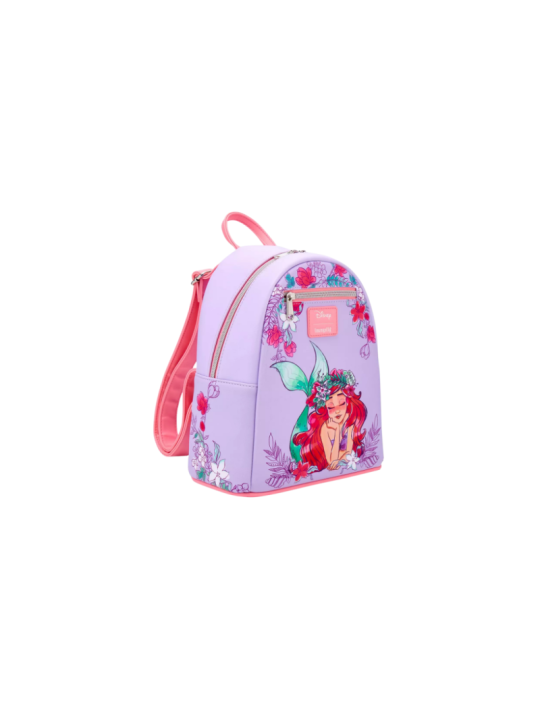 Sac a dos loungefly floral dream ariel la petite sirène import