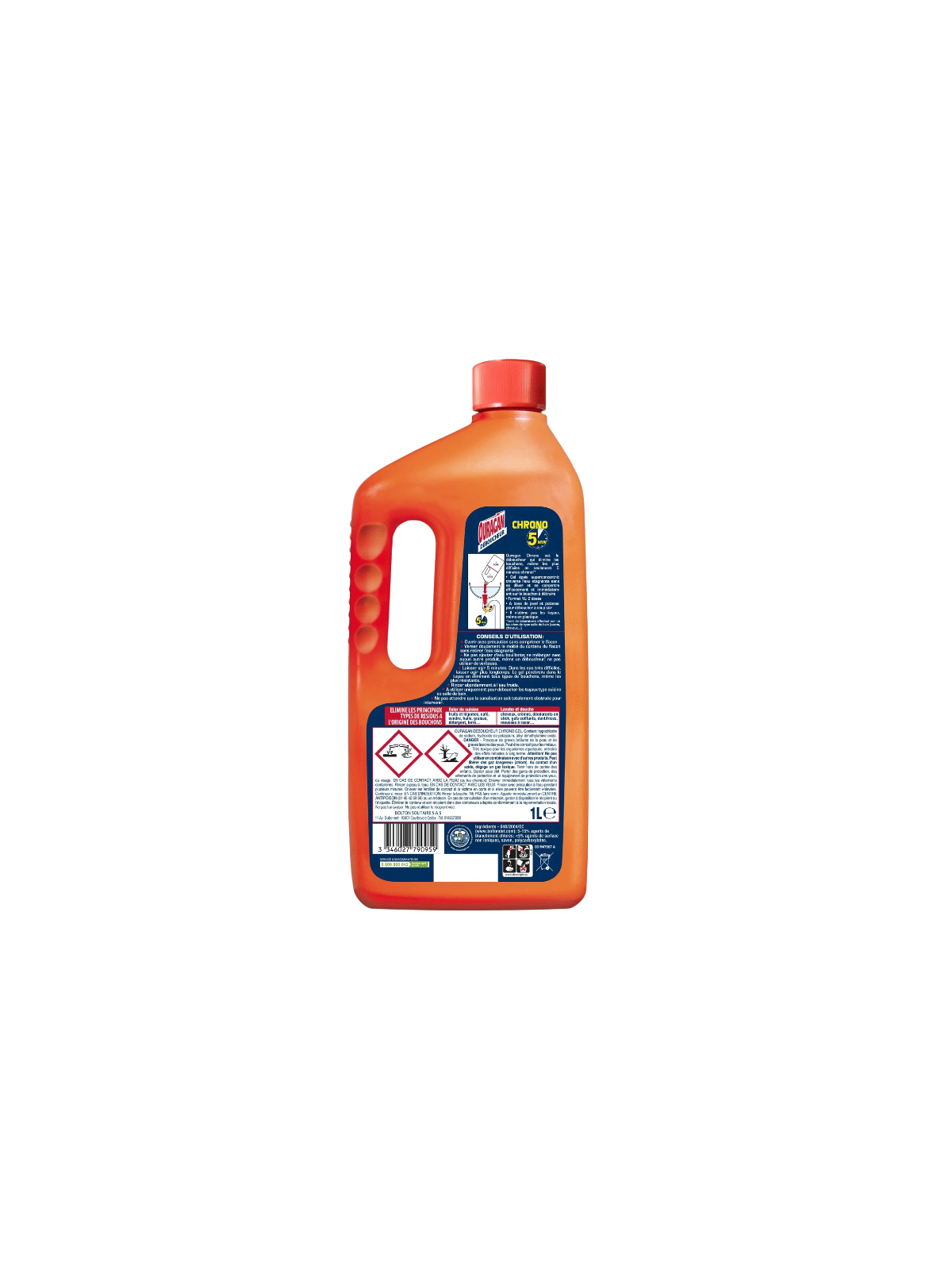 Ouragan Déboucheur Gel Chrono 5 Minutes