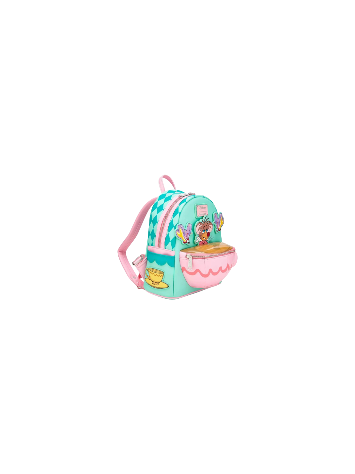 Sac a dos loungefly teacup mouse alice au pays des merveilles
