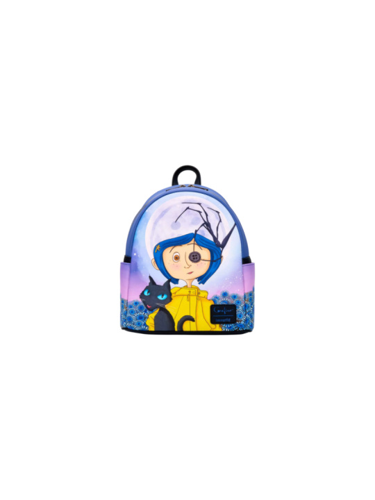 Sac a dos loungefly button eye flower coraline