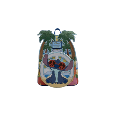 Sac a dos loungefly sunglasses beach scene stitch