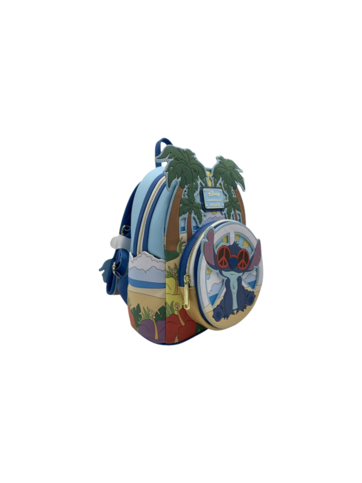 Sac a dos loungefly sunglasses beach scene stitch