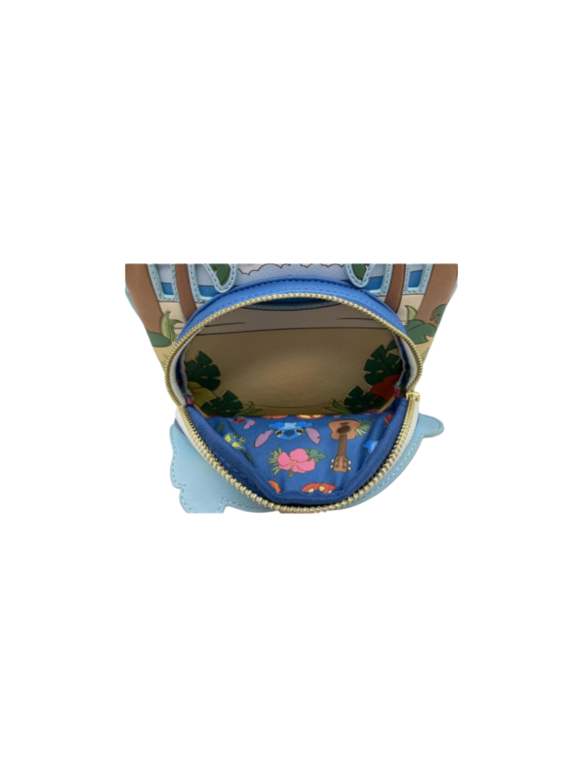 Sac a dos loungefly sunglasses beach scene stitch