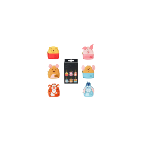 Porte clés Mini bagpack mystery box Winnie l'ourson LOUNGEFLY