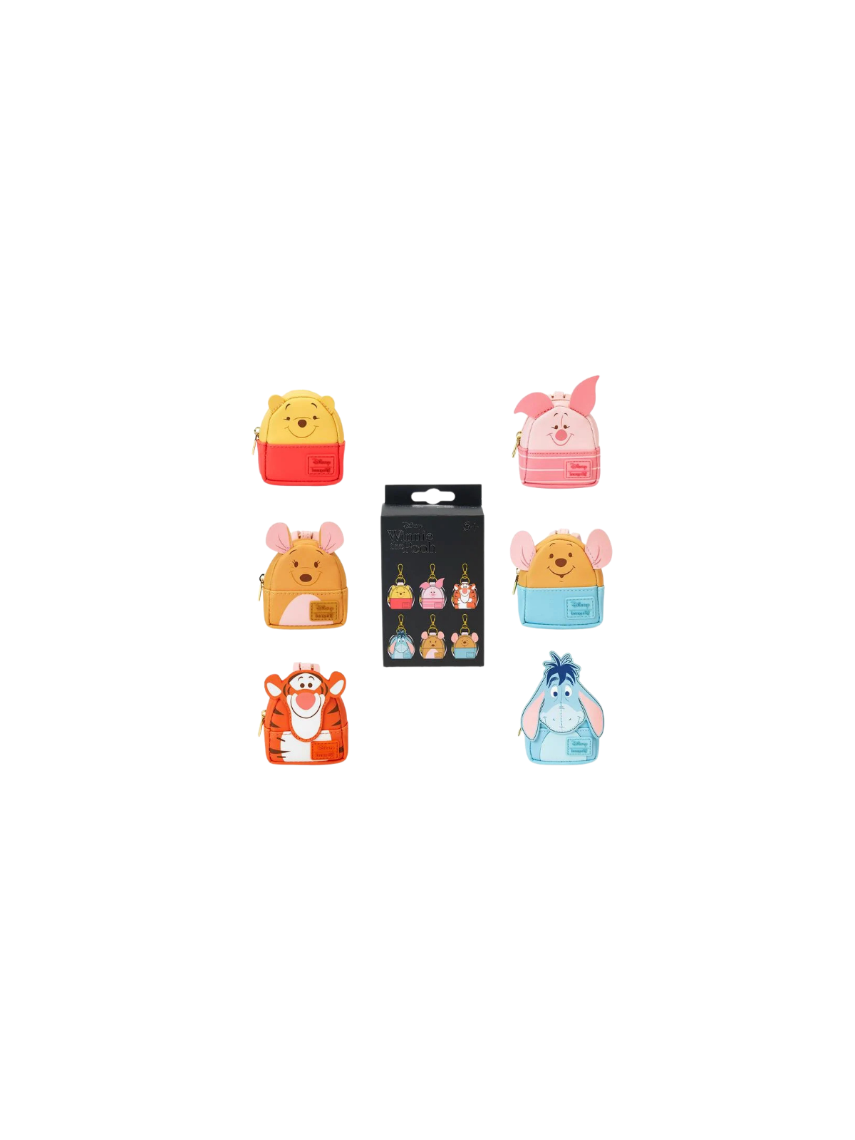 Porte clés Mini bagpack mystery box Winnie l'ourson LOUNGEFLY