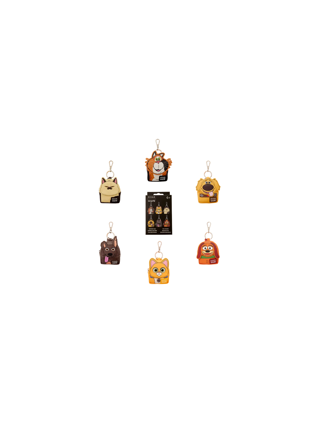 Porte clés Mini Bagpack mystery box Chiens & chats LOUNGEFLY