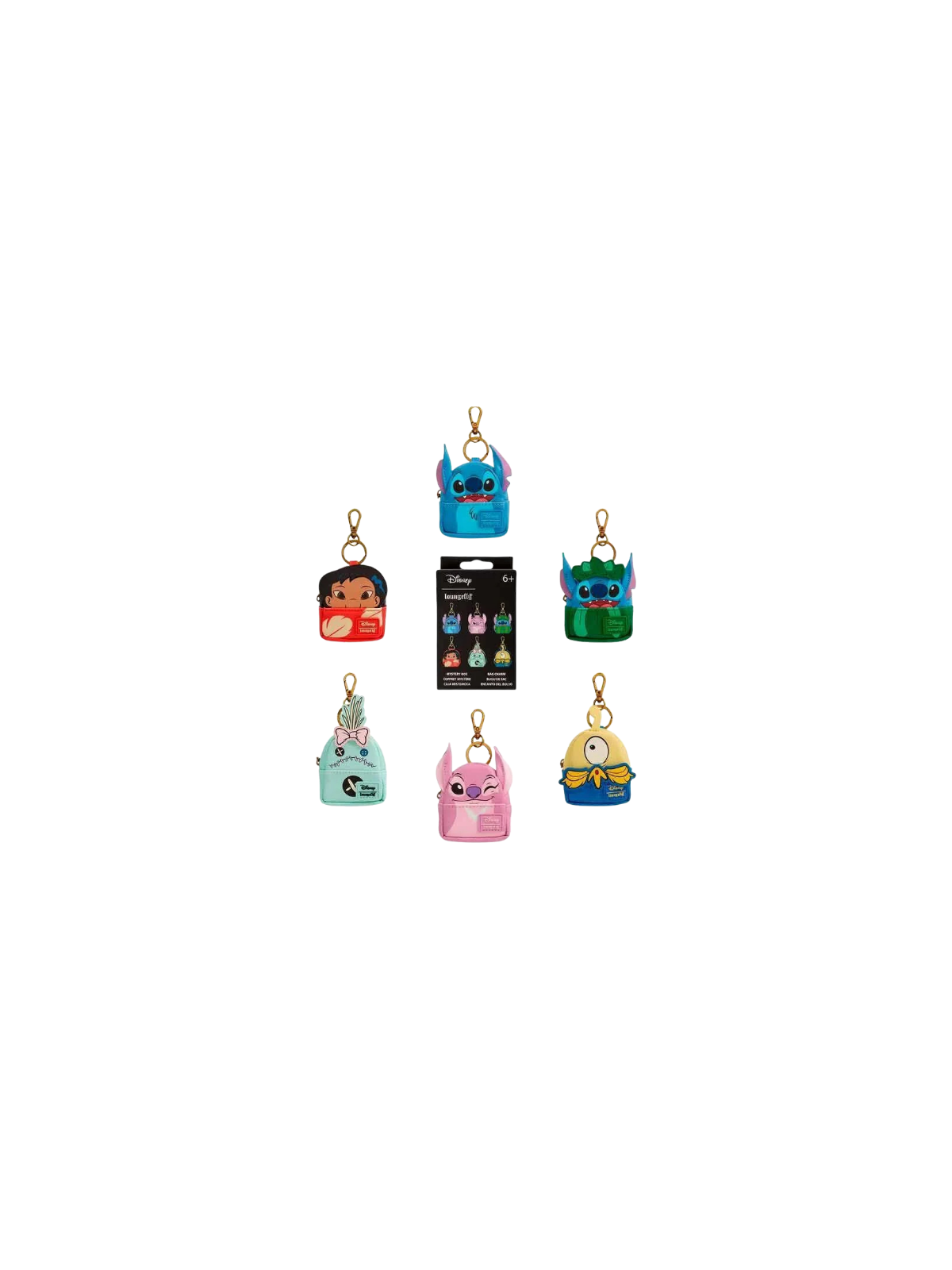 Porte clés Mini bagpack mystery box Lilo & Stitch LOUNGEFLY
