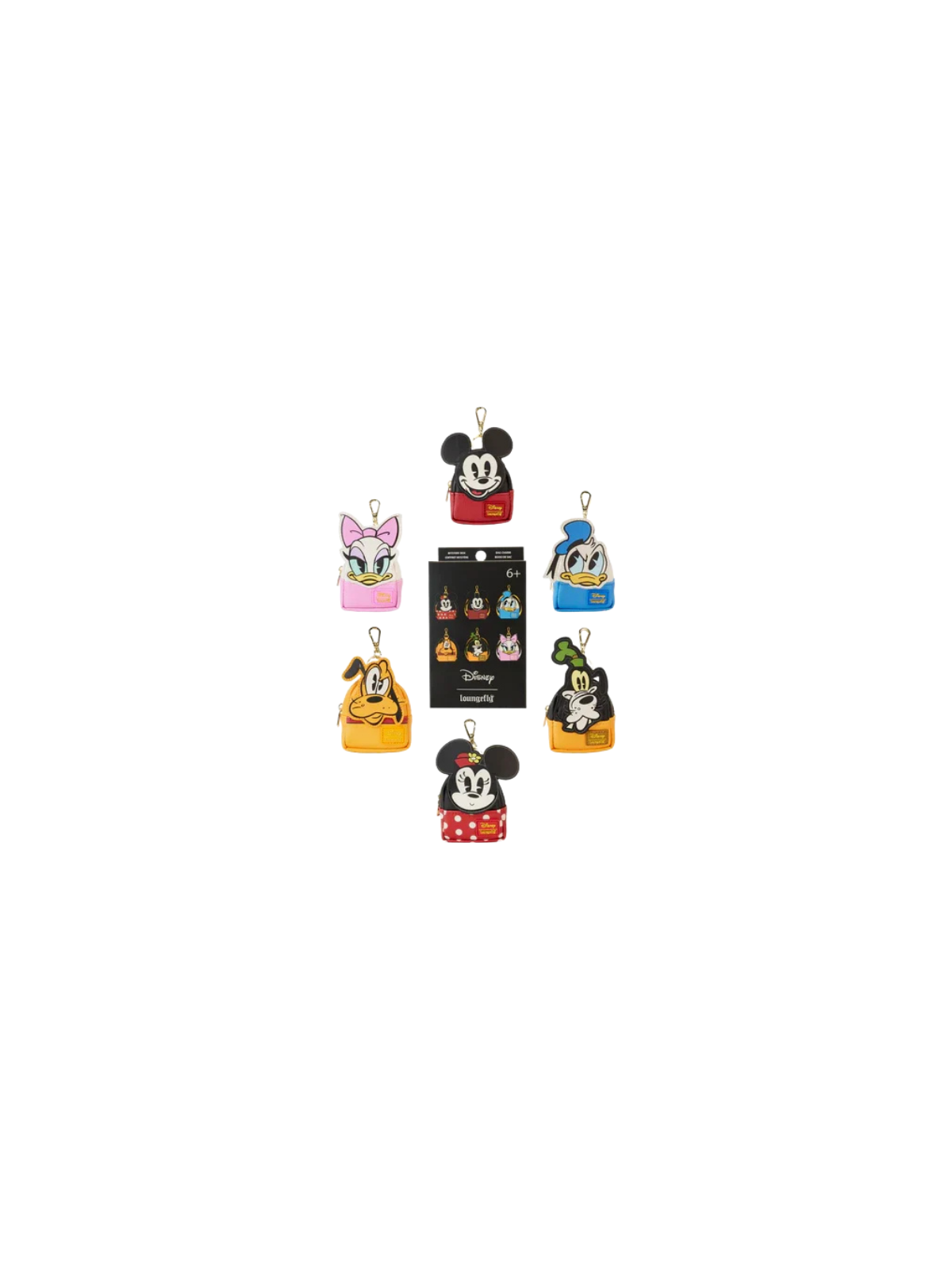 Porte clés Mini bagpack mystery box Mickey & friends LOUNGEFLY