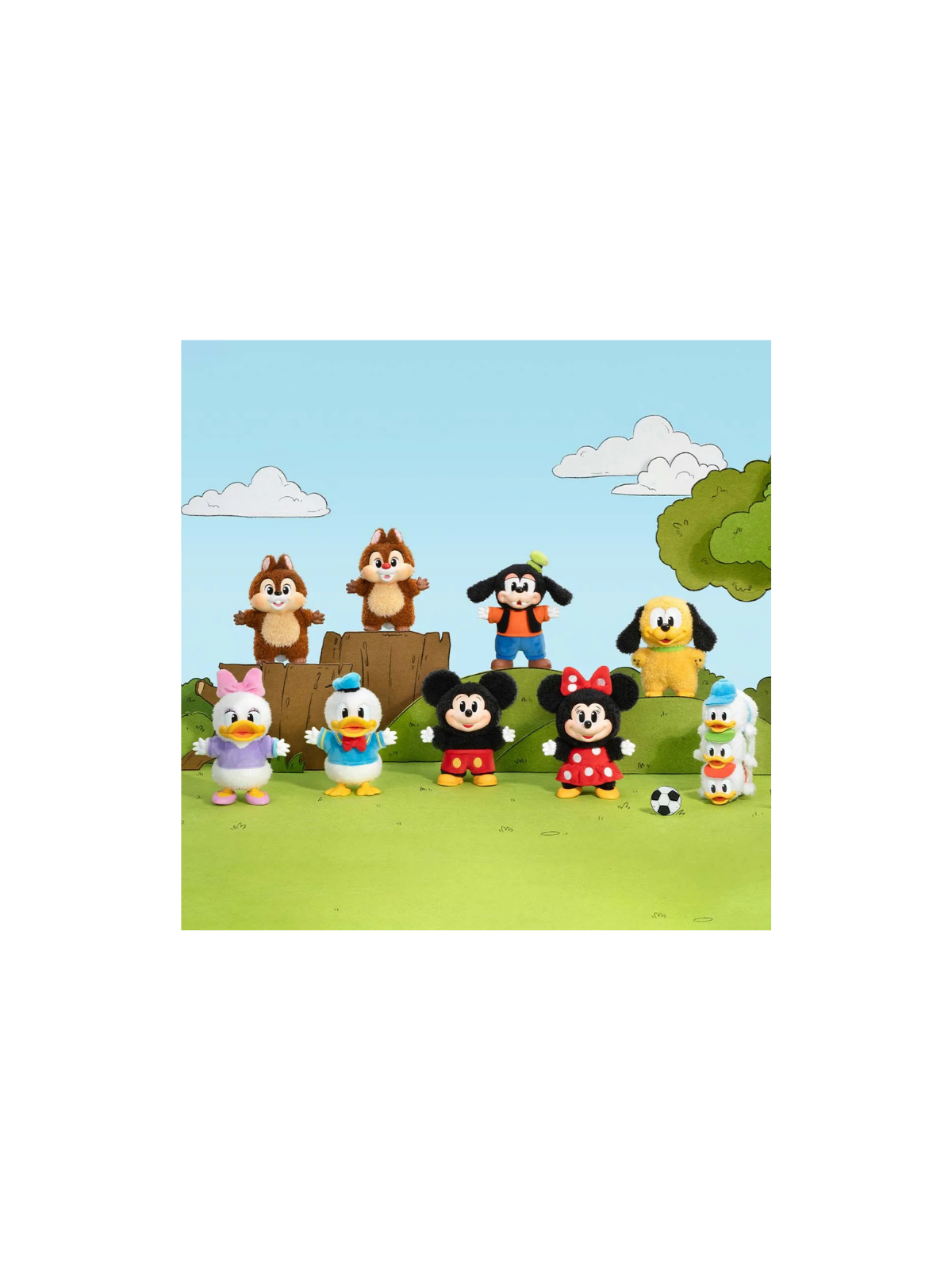 Porte clés Blindbox Mickey Family POPMART Import