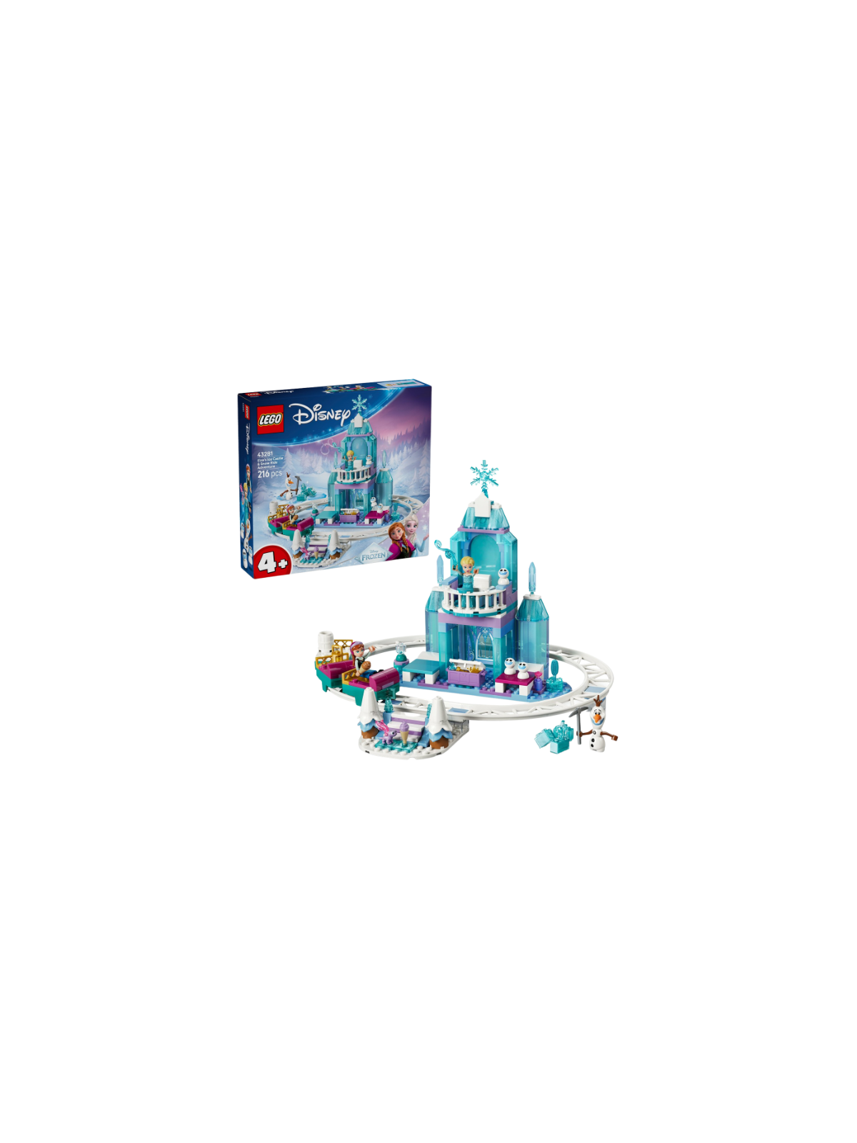 LEGO® Disney Princess - Le château de glace et la piste enneigée d’Elsa 43281