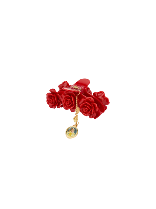 Pince à cheveux rose La belle & la bête Import Disney