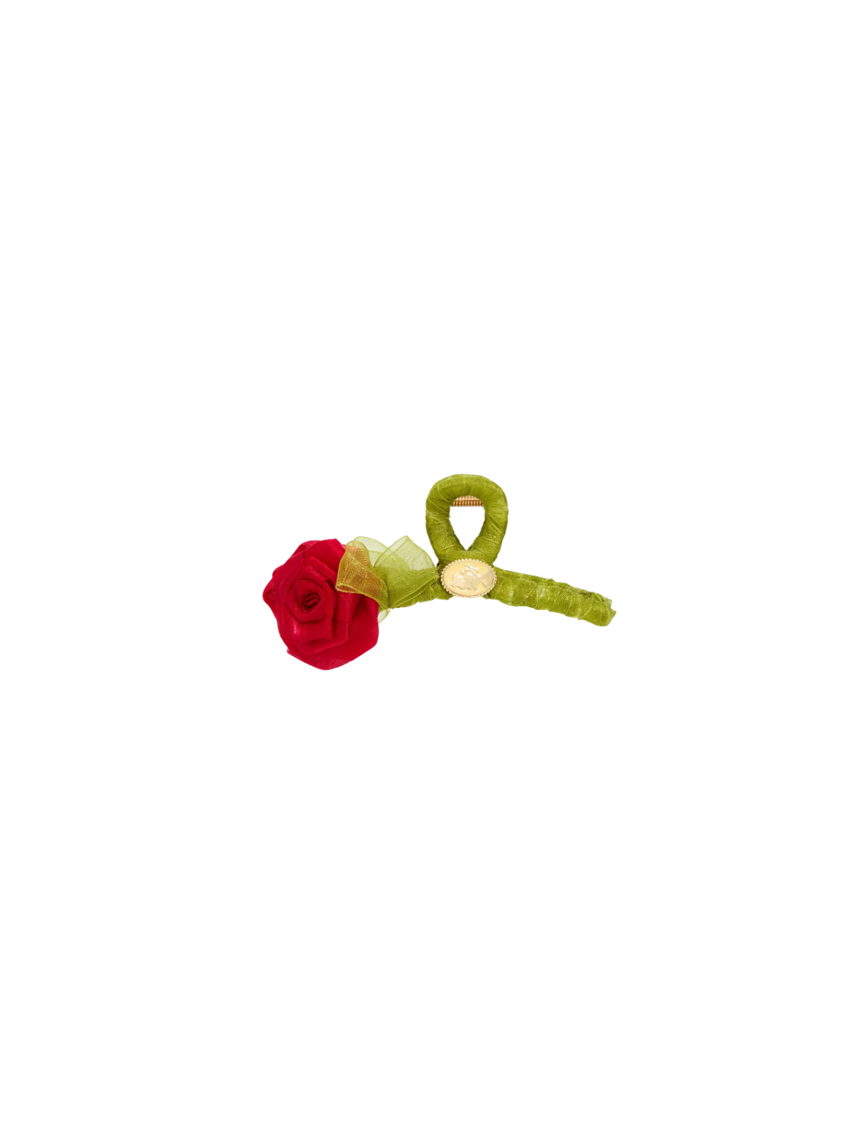 Pince à cheveux Ribbon Rose La belle & la bête Disney Import