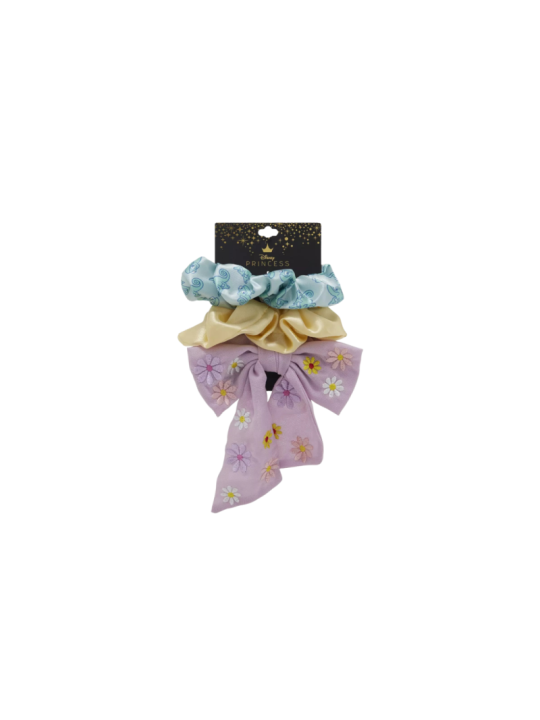 Set de chouchou floral satin Raiponce Import Disney