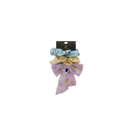 Set de chouchou floral satin Raiponce Import Disney