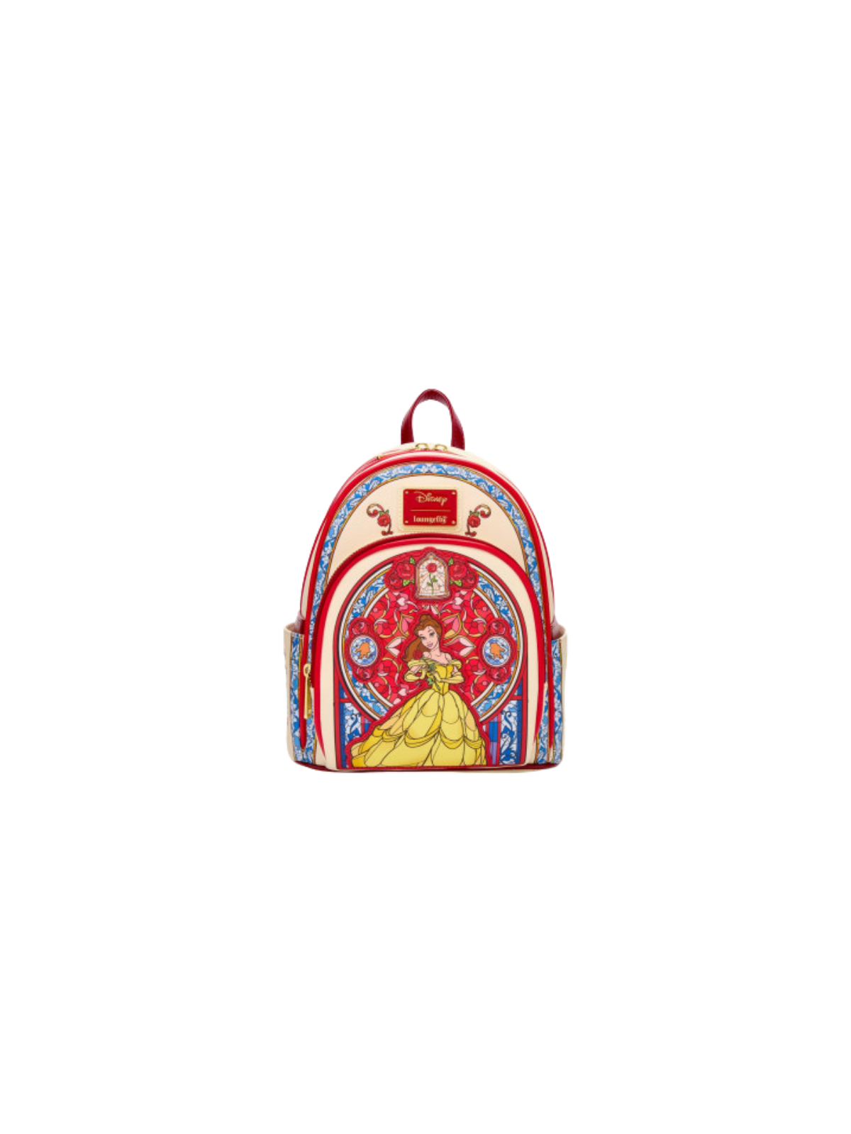 Sac a dos loungefly stained glass portrait belle la belle & la bête import