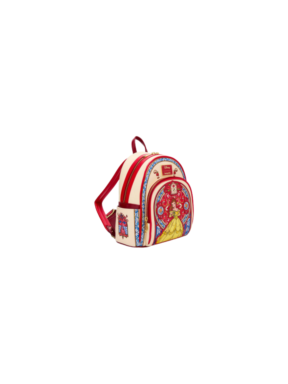 Sac a dos loungefly stained glass portrait belle la belle & la bête import
