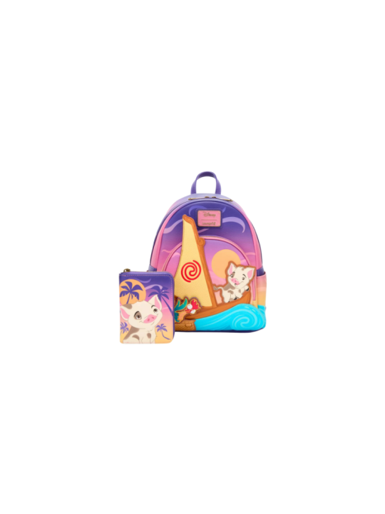 Sac a dos loungefly pua & heihei sunset vaiana import