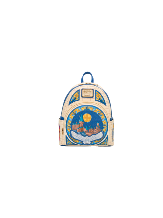 Sac a dos loungefly hedwig hogwarts stained glass harry potter
