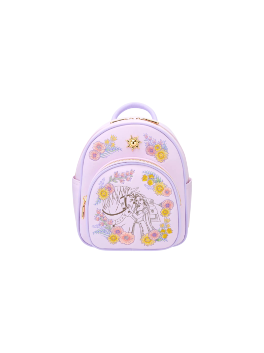 Sac à dos Raiponce et Maximus floral Disney Import