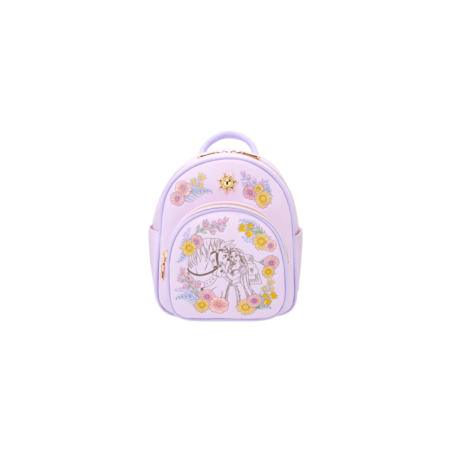 Sac à dos Raiponce et Maximus floral Disney Import