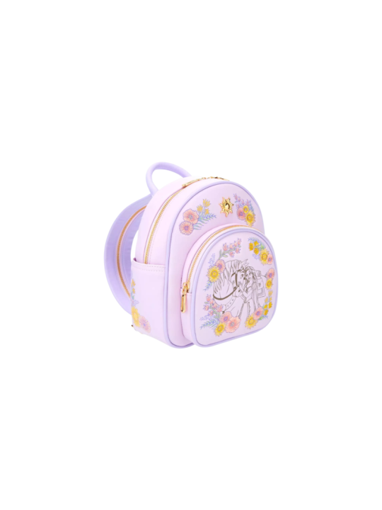 Sac à dos Raiponce et Maximus floral Disney Import