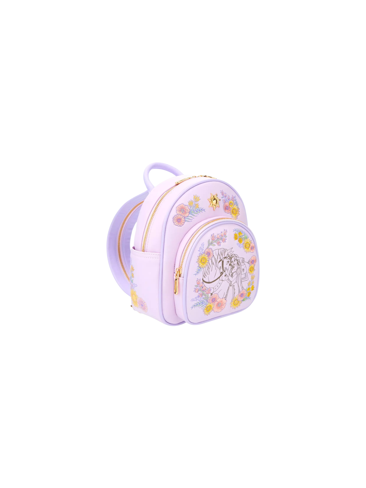 Sac à dos Raiponce et Maximus floral Disney Import