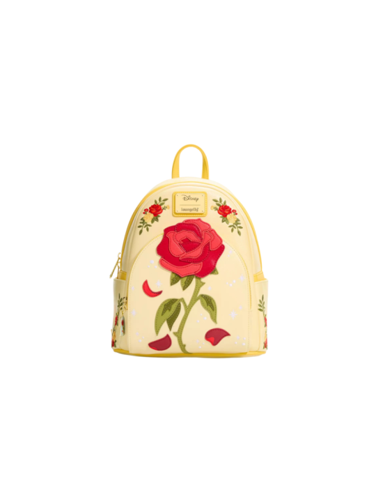 Sac a dos loungefly enchanted rose la belle & la bete