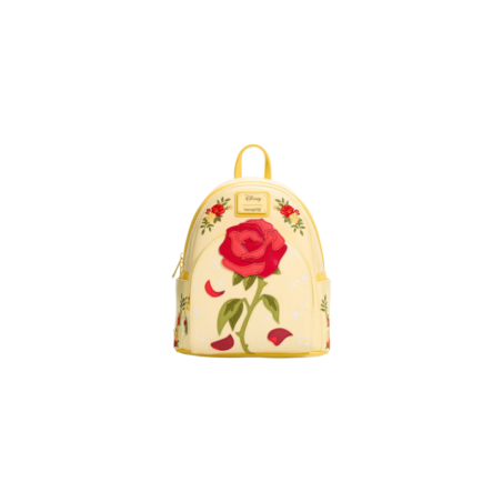 Sac a dos loungefly enchanted rose la belle & la bete