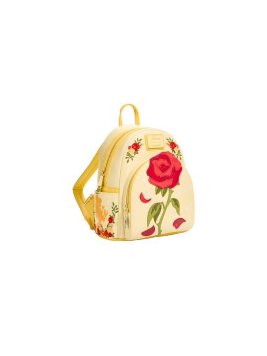 Sac a dos loungefly enchanted rose la belle & la bete