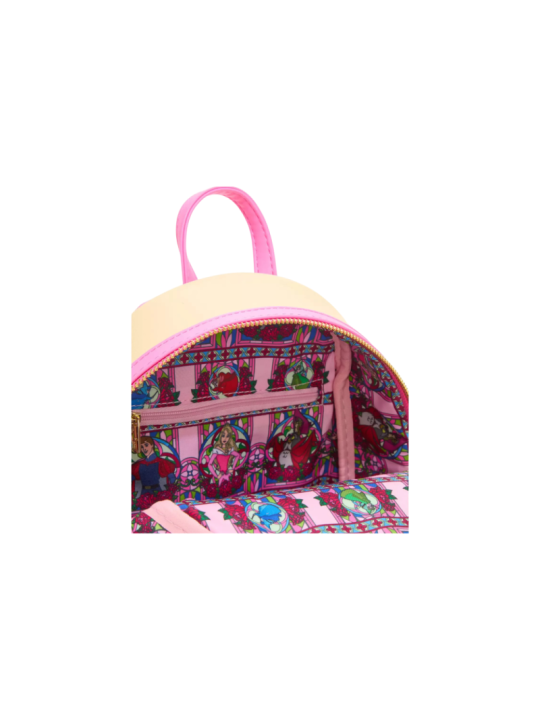 Sac a dos loungefly aurore stained glass portrait la belle au blis dormant