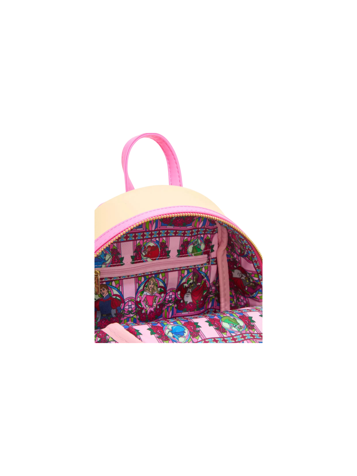 Sac a dos loungefly aurore stained glass portrait la belle au blis dormant