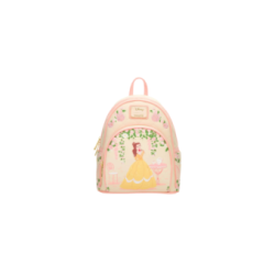 Sac a dos loungefly quilted belle la belle & la bete