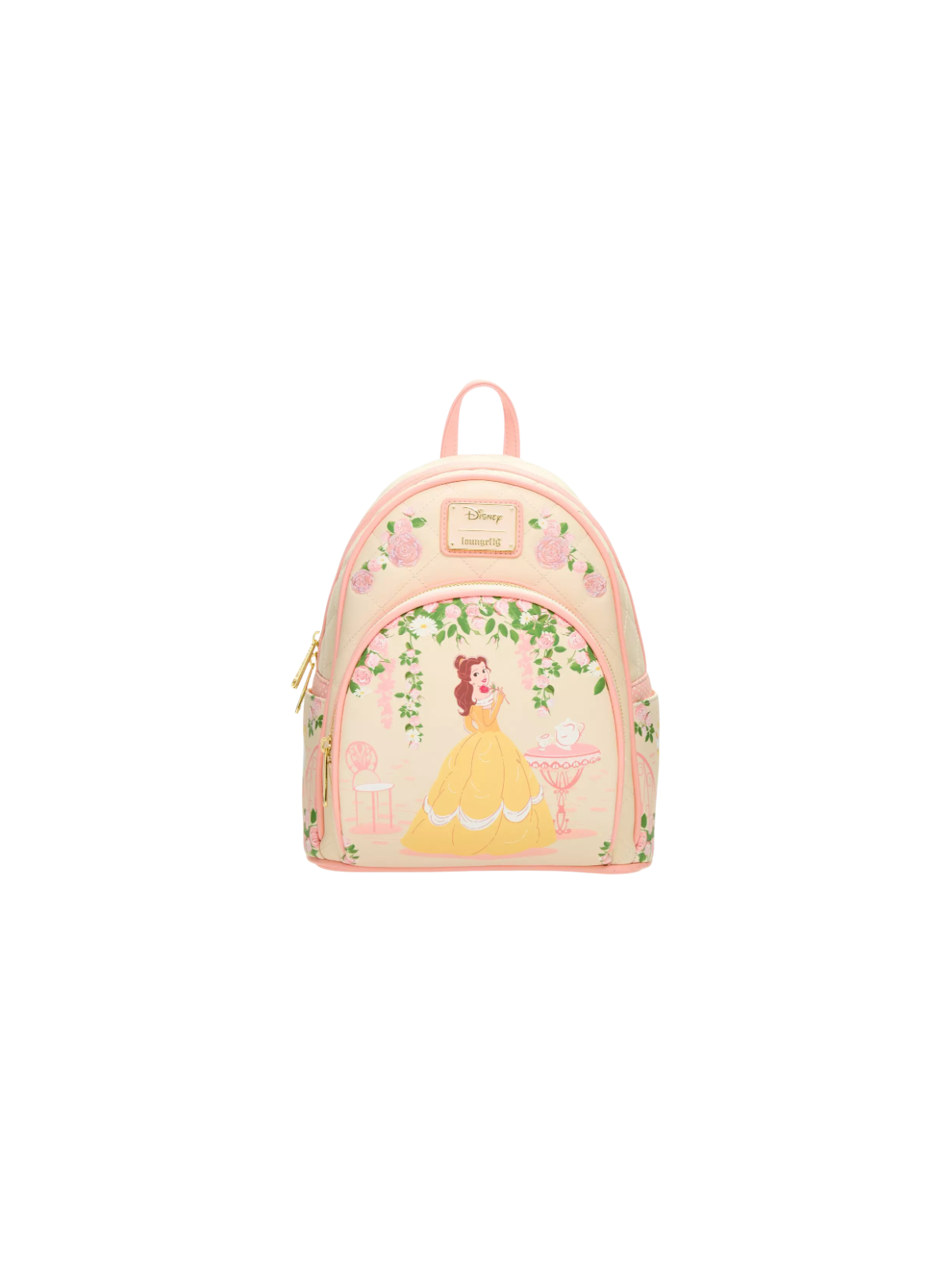 Sac a dos loungefly quilted belle la belle & la bete