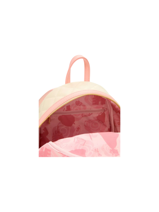 Sac a dos loungefly quilted belle la belle & la bete